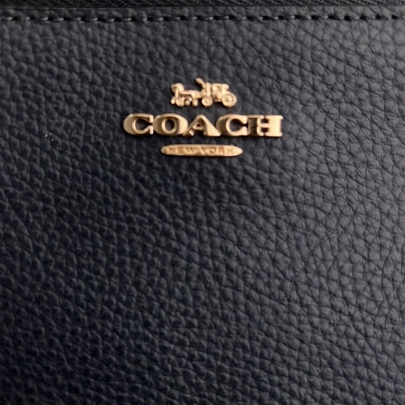 Coach medium wristlet with slots for credit cards. - Picture 2 of 8